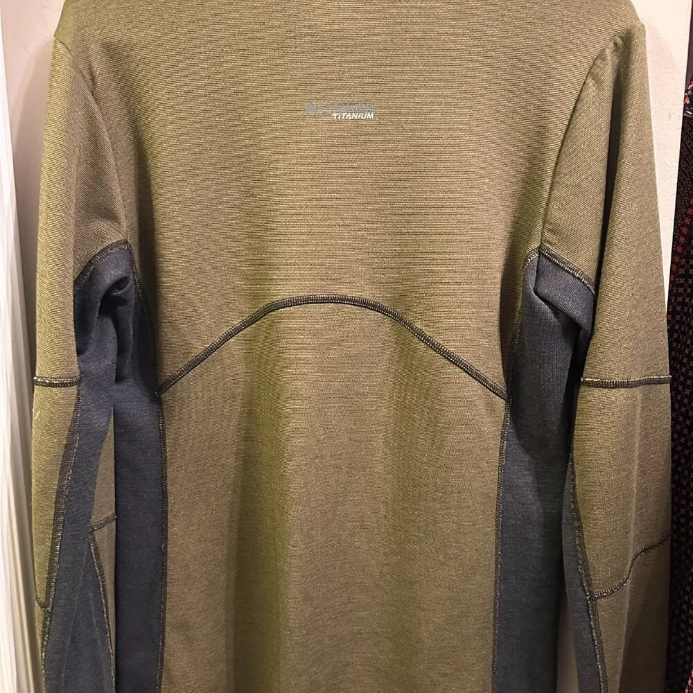 Columbia Titanium Long Sleeve Shirt - Size Large - Wool Blend - Picture 6 of 8